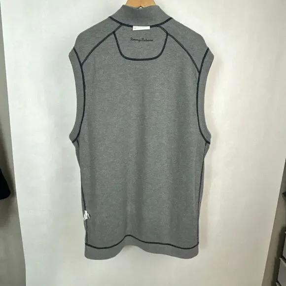 Tommy Bahama Men's Dual-Tone Gray and Navy Vest - Picture 5 of 8